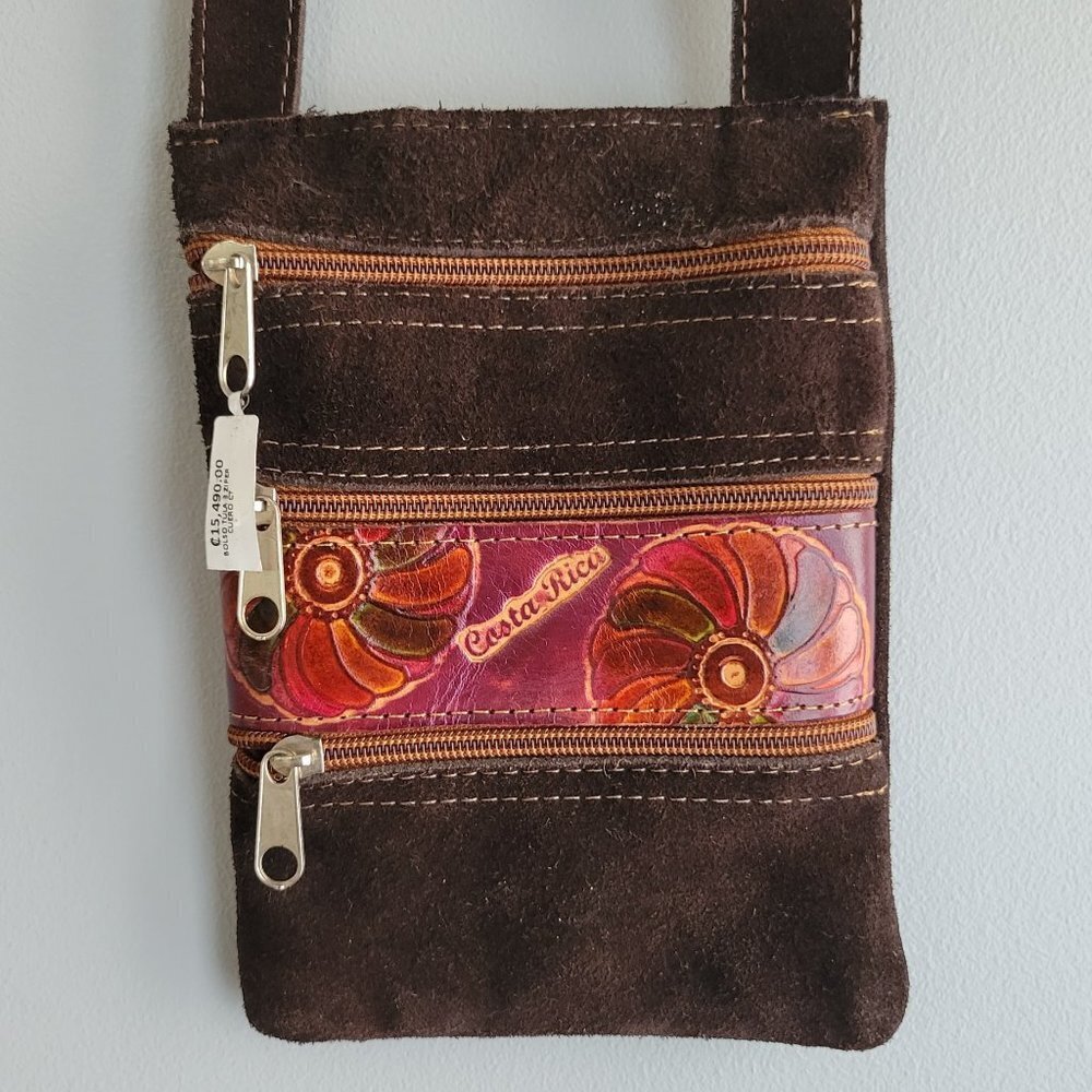 Leather Costa Rica Crossbody Bag